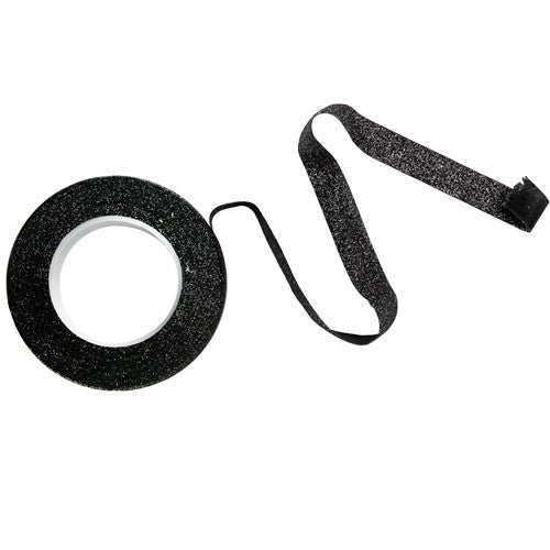 Blomstertape Svart sparkle