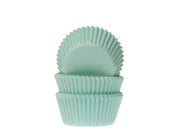 Muffinsformer, små -Mintgrønn- pk/60