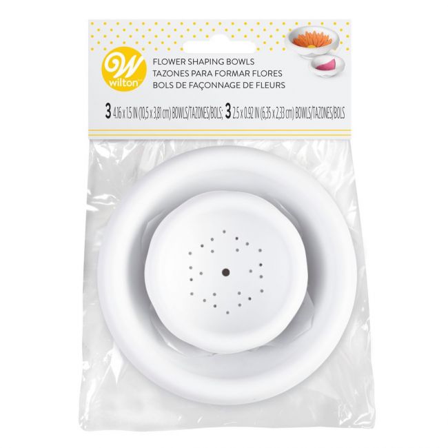 Wilton Flower Shaping Bowls pk/6