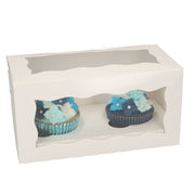 FunCakes Cupcake-boks 2 -hvit- pk/5