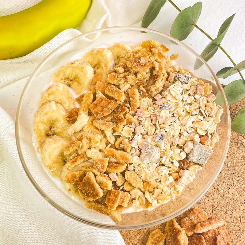 Topping til is vaffel crunch