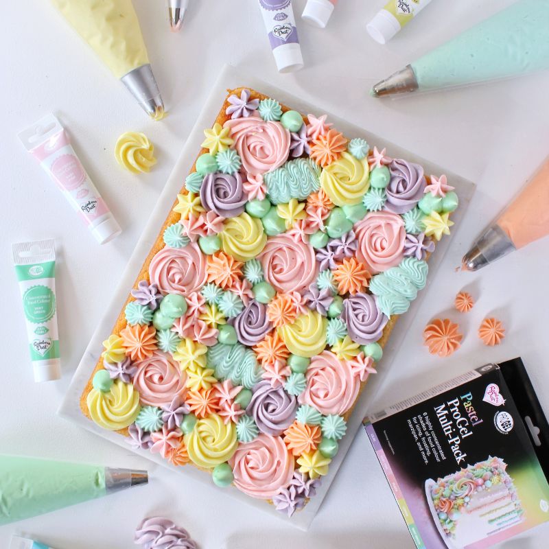 ProGel pastafarge -Multipack Pastellfarger- 6 farger