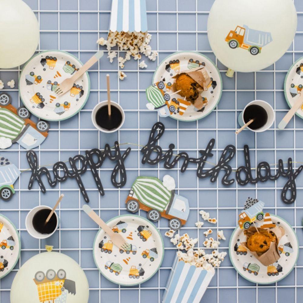 Banner Leketøy -Happy Birthday- 2,5m