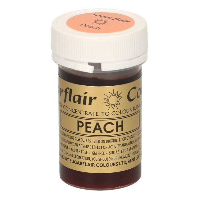 Sugarflair pastafarge Peach, 25g