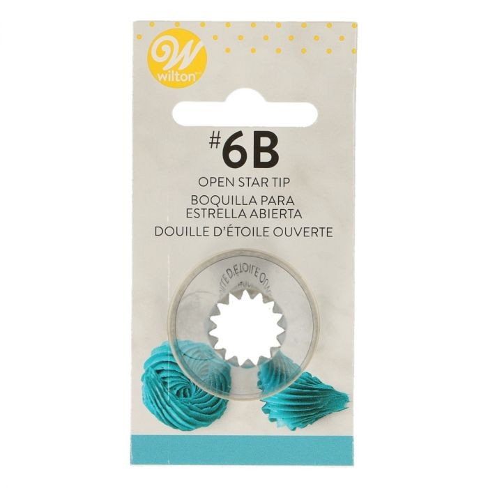Wilton tipp #6B -Open star- 