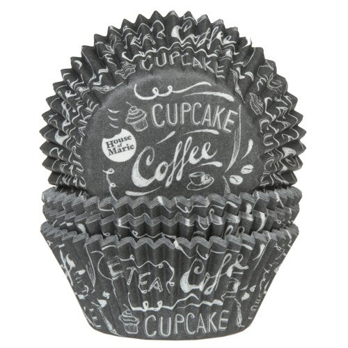 House of Marie Muffinsformer Coffee Tea Cupcake pk/50 