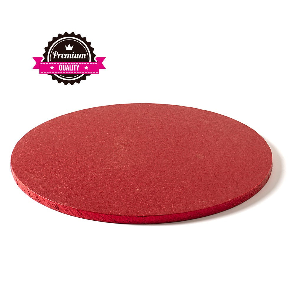 Kake Drum Rund Rød  40cm