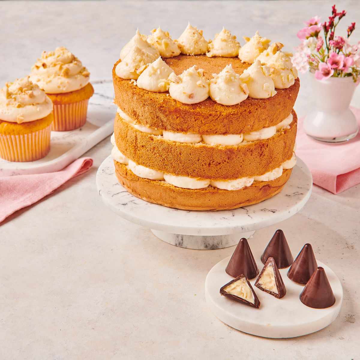FunCakes Spreads - Crunchy Hvit Sjokoladenøttkrem, 250g