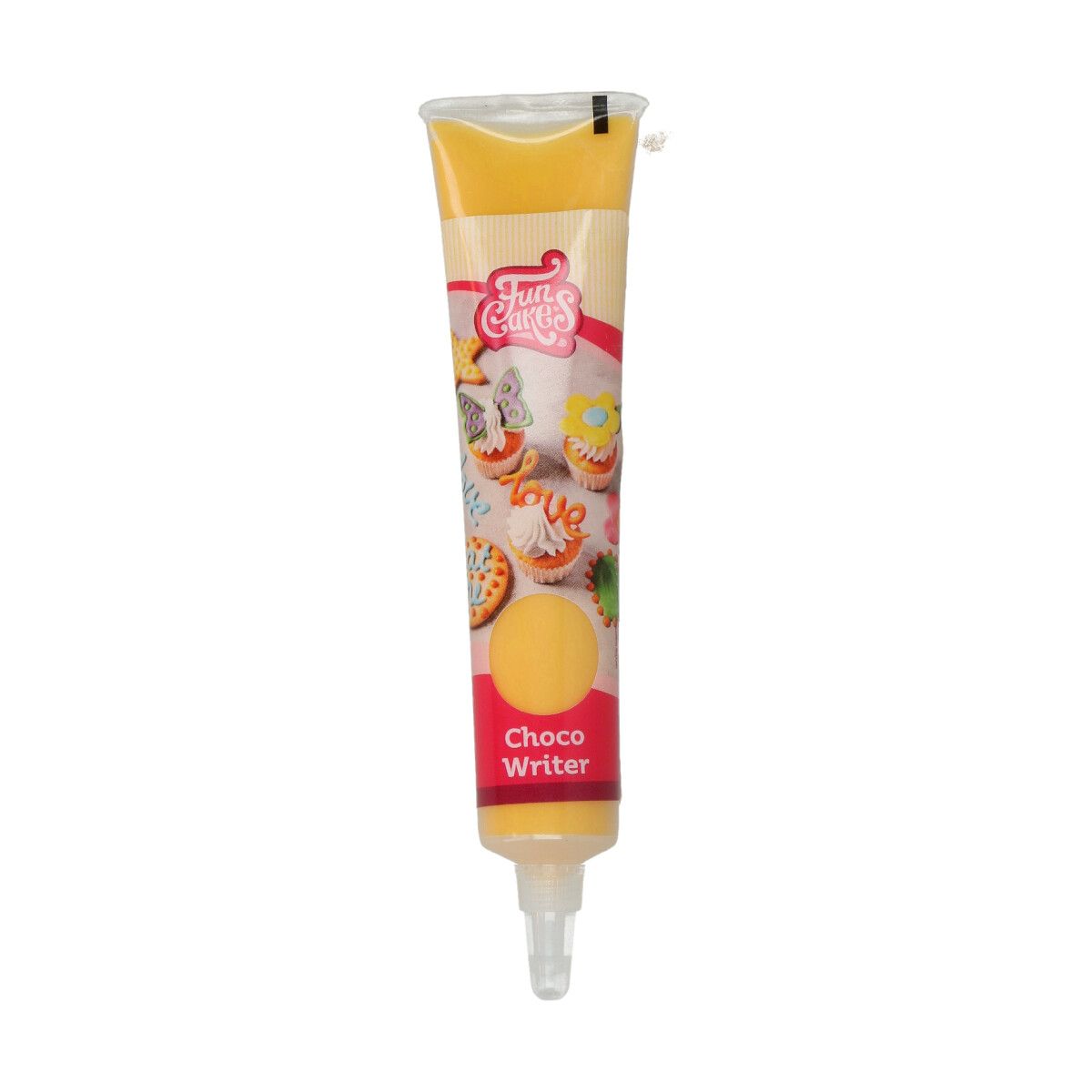 FunCakes Pynteglasur i sjokolade –Gul-
