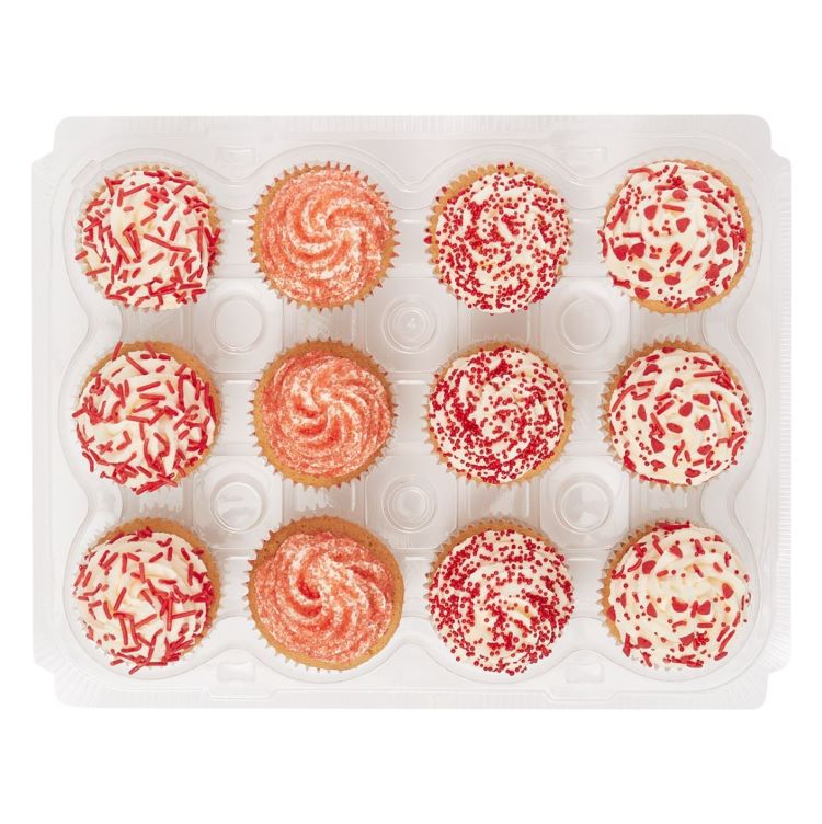 PME boks til cupcakes i plast, 3 pk – 12 Cupcakes
