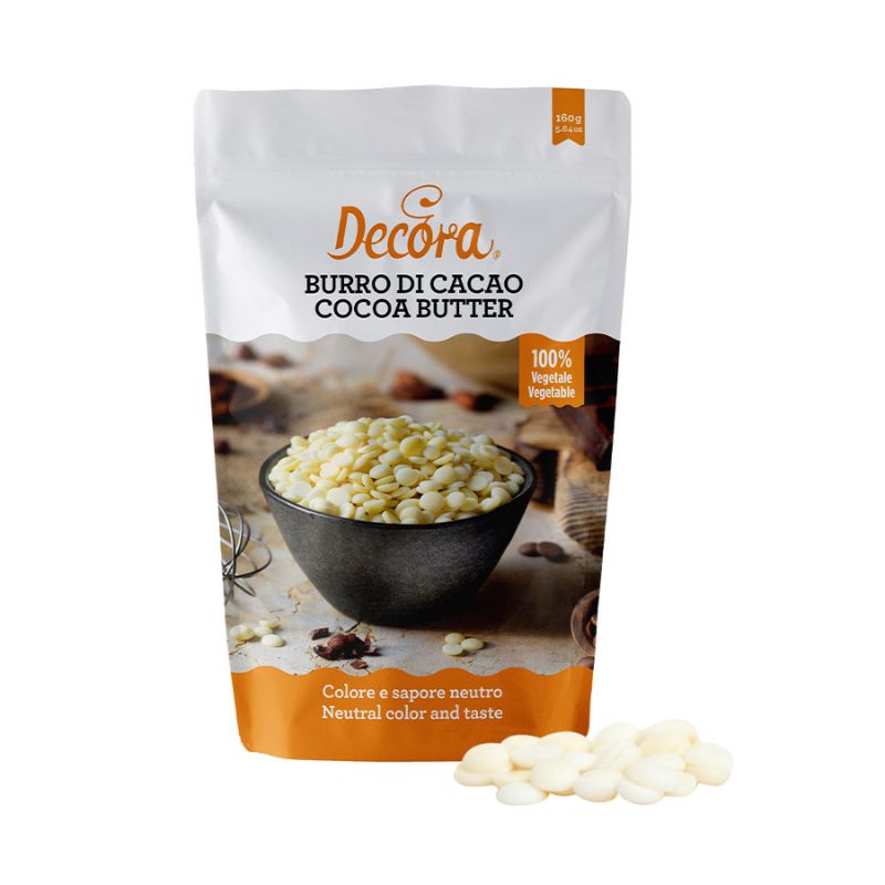 Decora Kakaosmør, knapper, 160g
