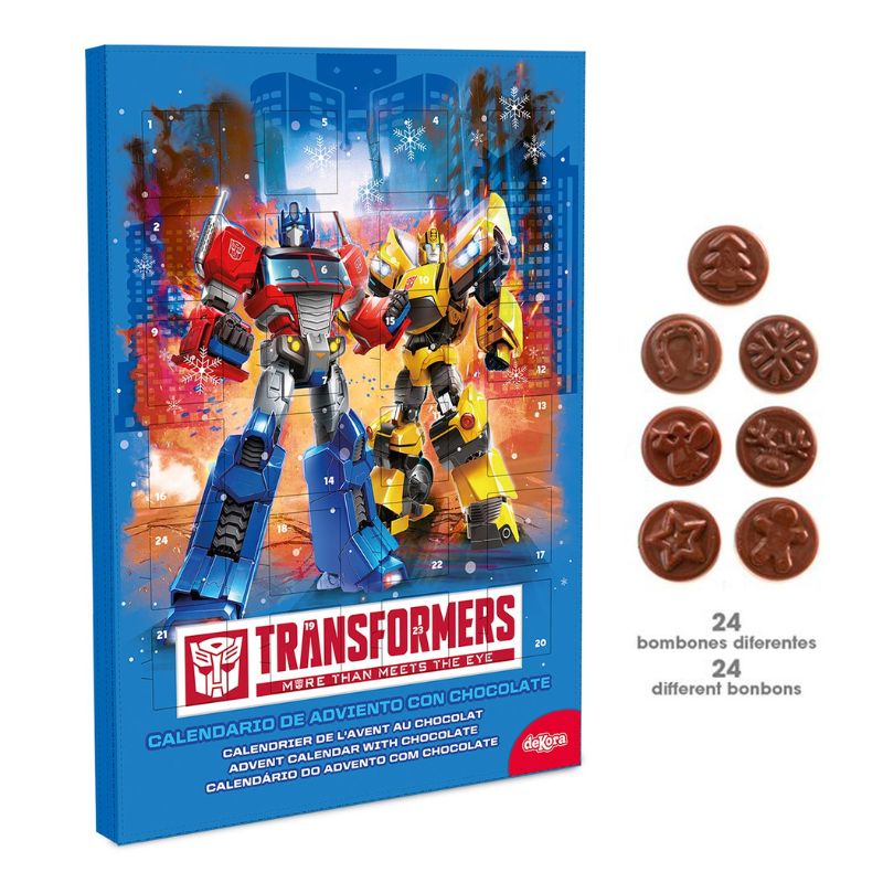julekalender til barn transformers