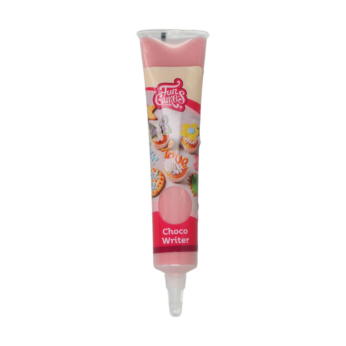 FunCakes Pynteglasur i sjokolade –Pastellrosa- 25g