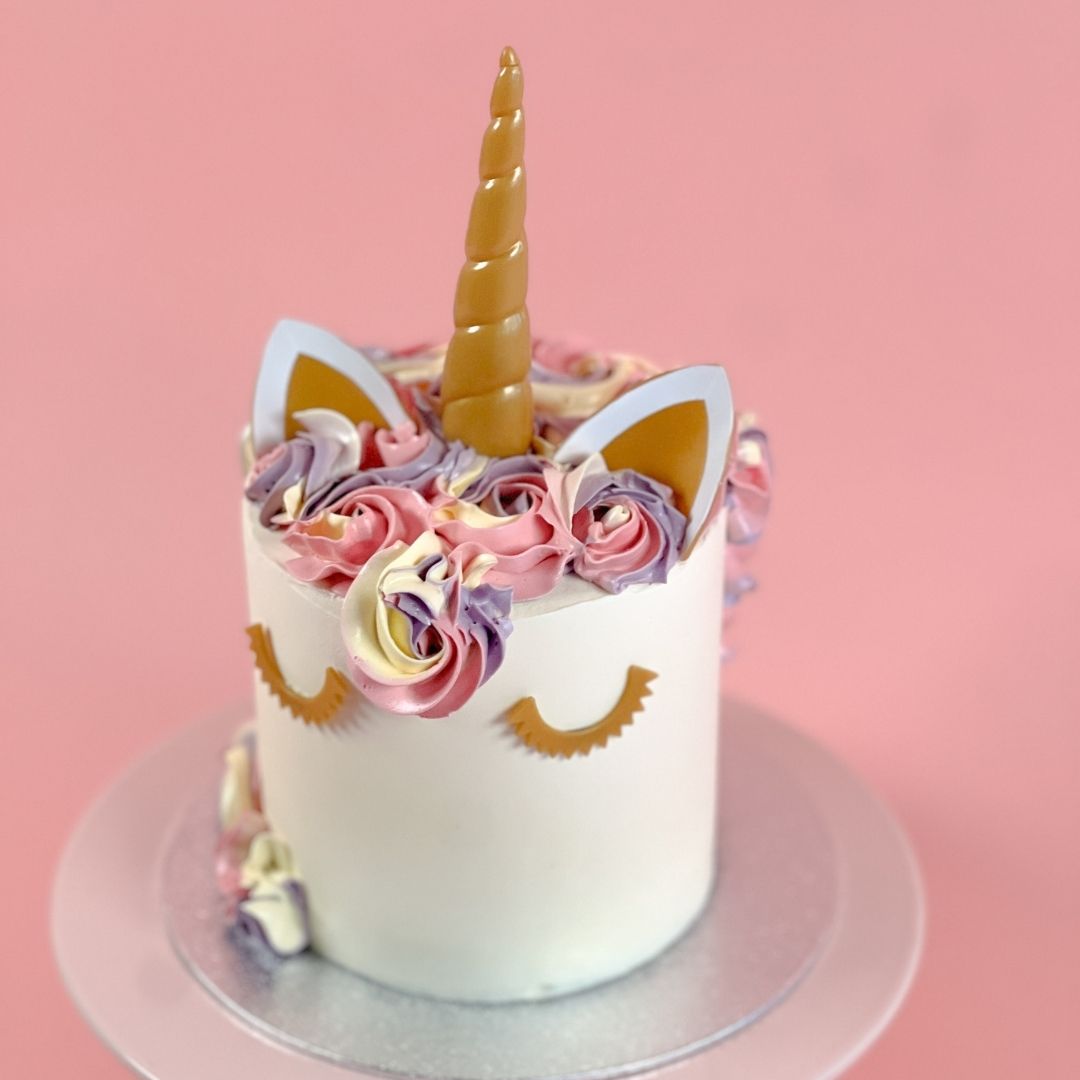Enhjørning kake sett