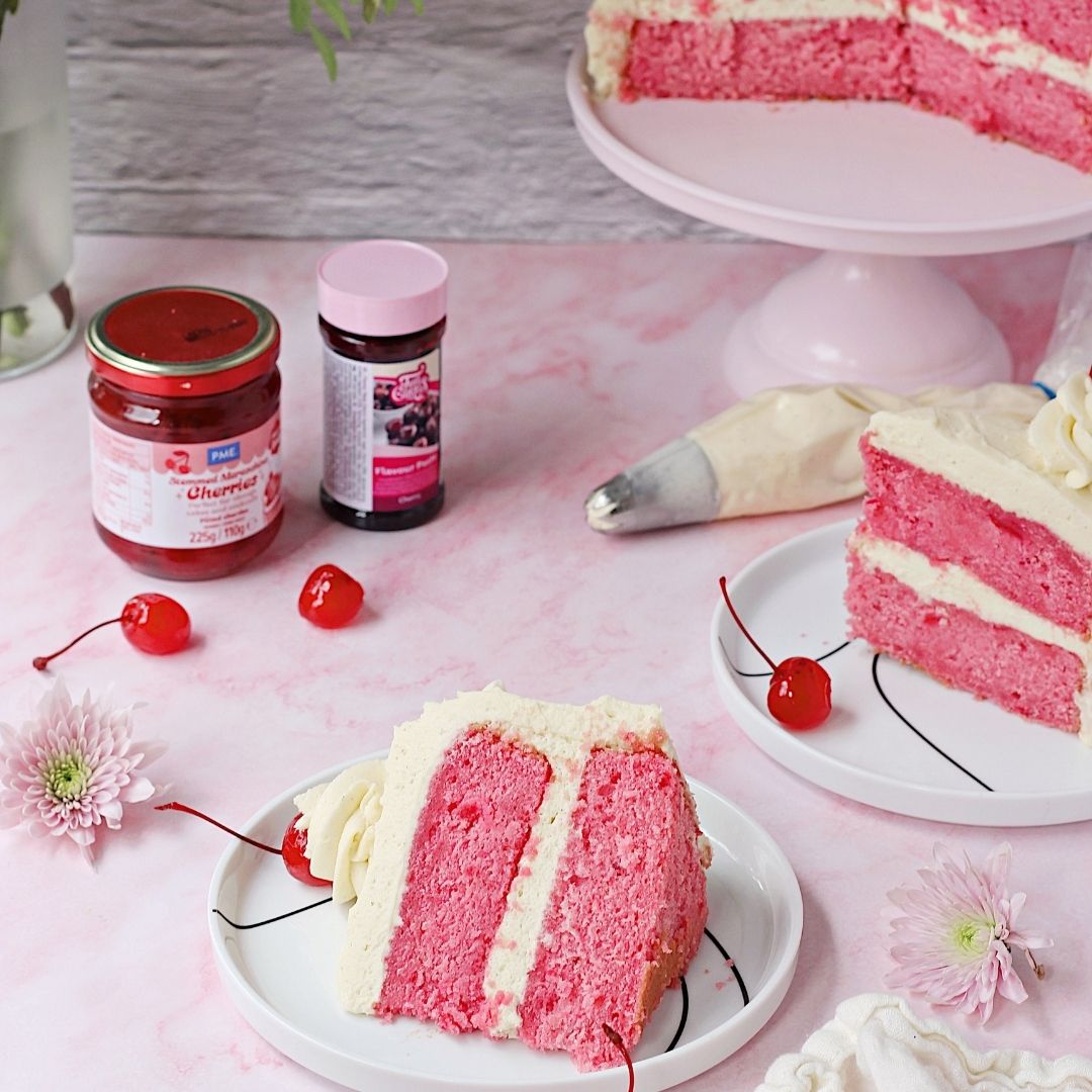 Cherry velvet kake ingredienser