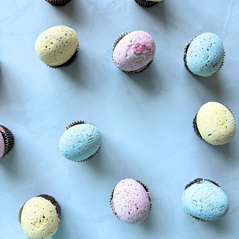 Påskeegg cupcakes