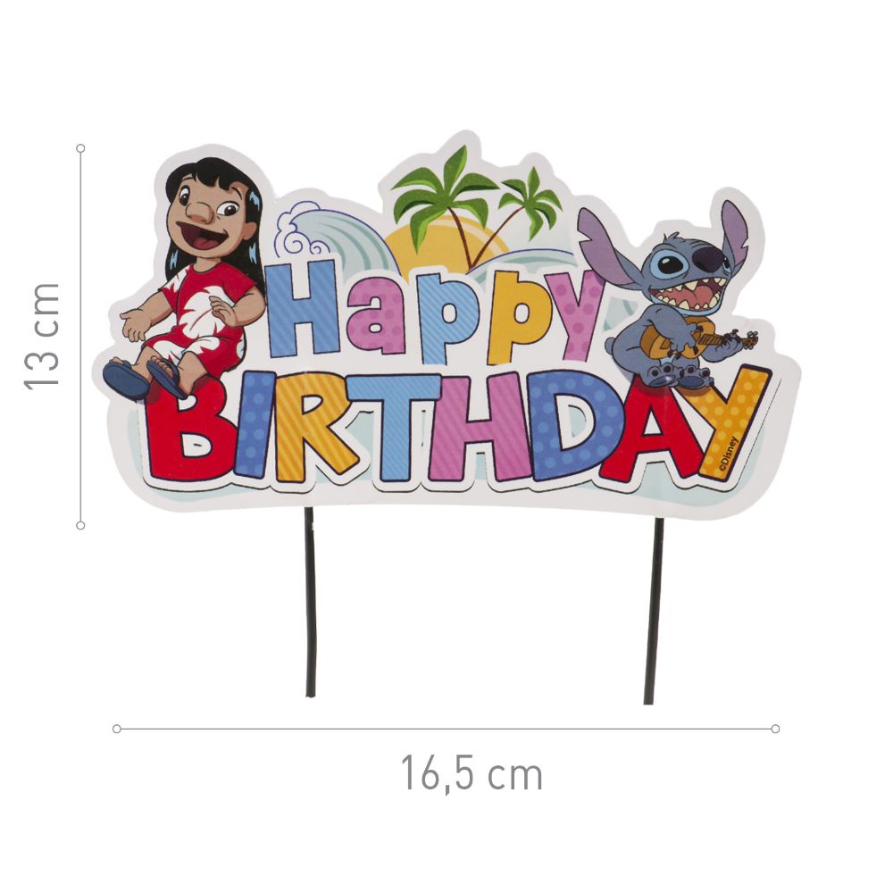 DeKora kaketopp, Lilo & Stitch 17,5CM