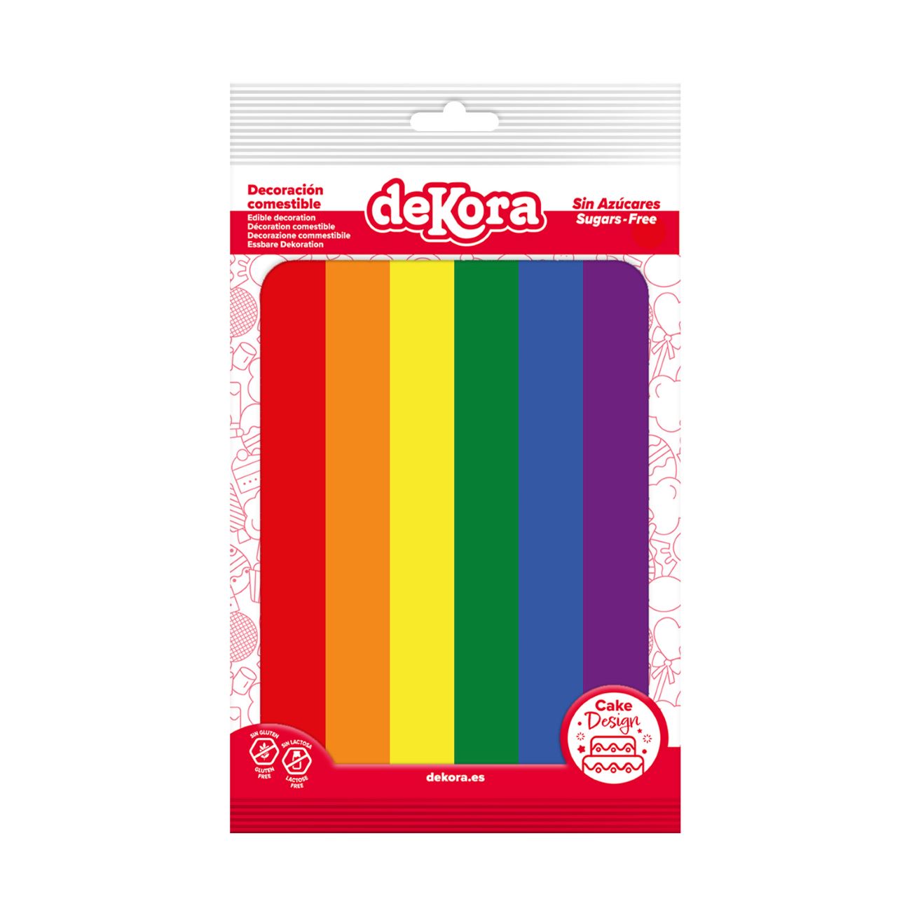 Spiselig kakebilde prideflagg