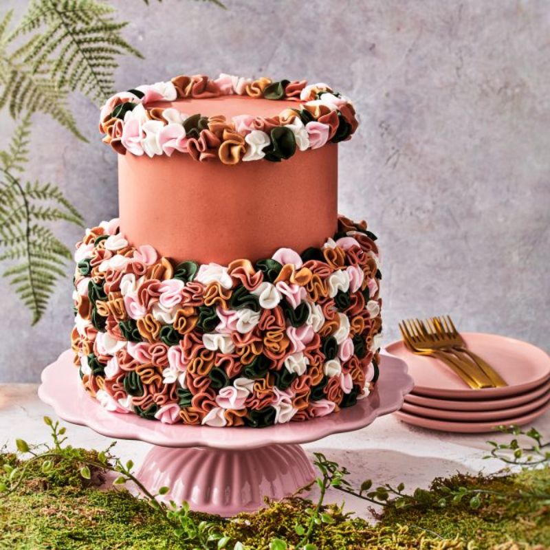 Glitrende grønn fondant fra FunCakes, 250g