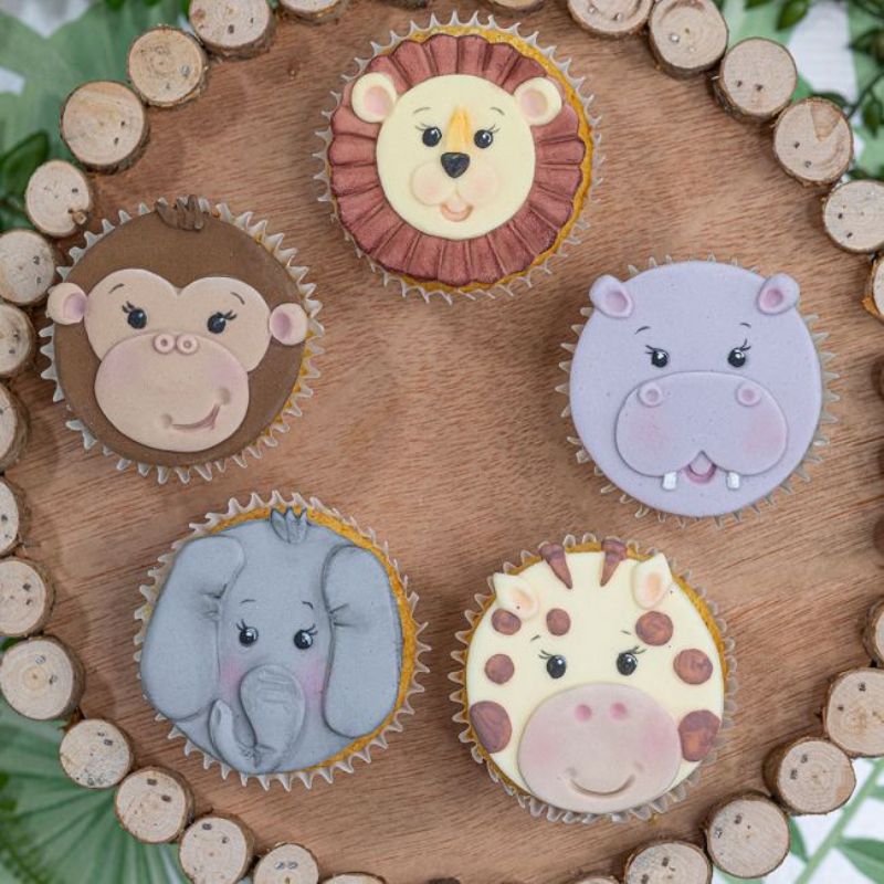 Karen Davies mold safari animal faces