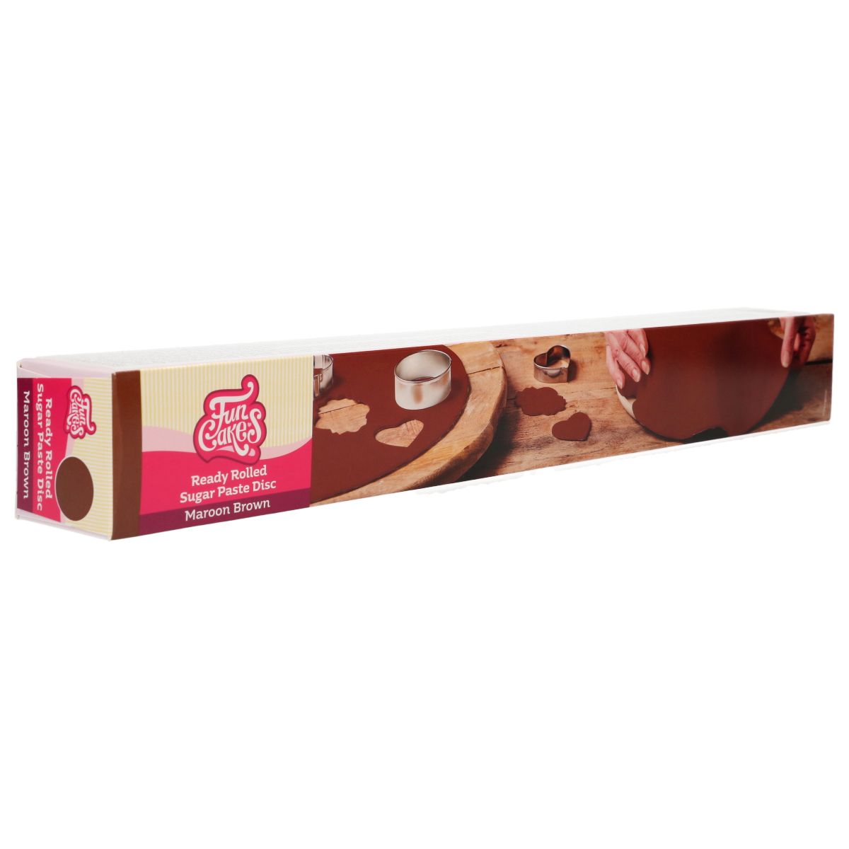 Fondantlokk av brun fondant fra FunCakes, 430g