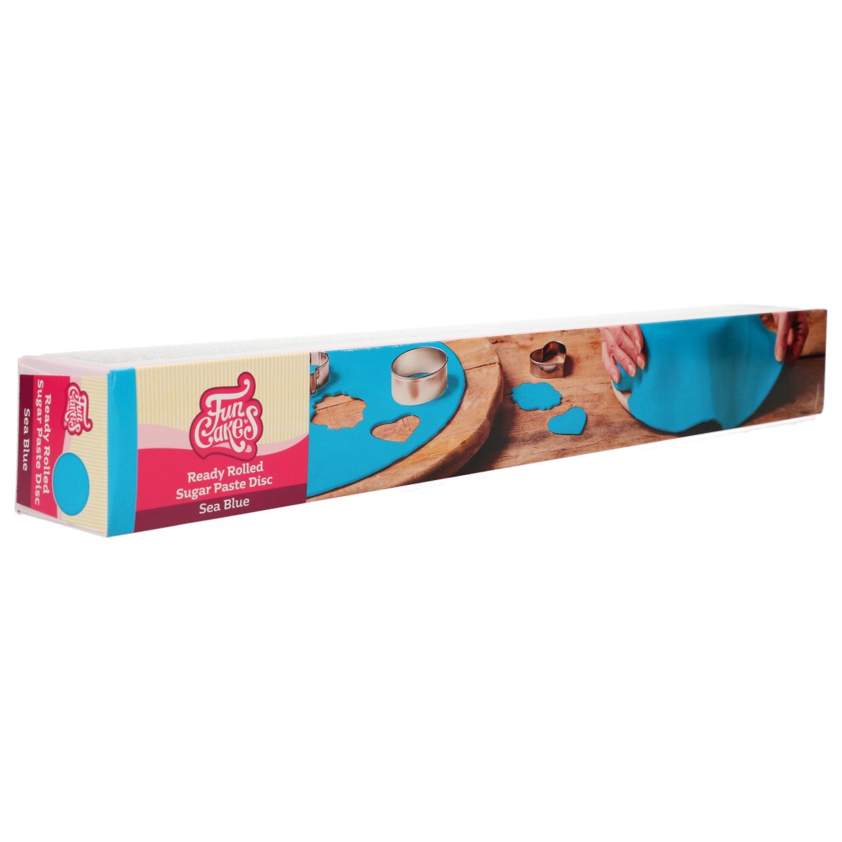 Fondantlokk av blå fondant fra FunCakes, 430g