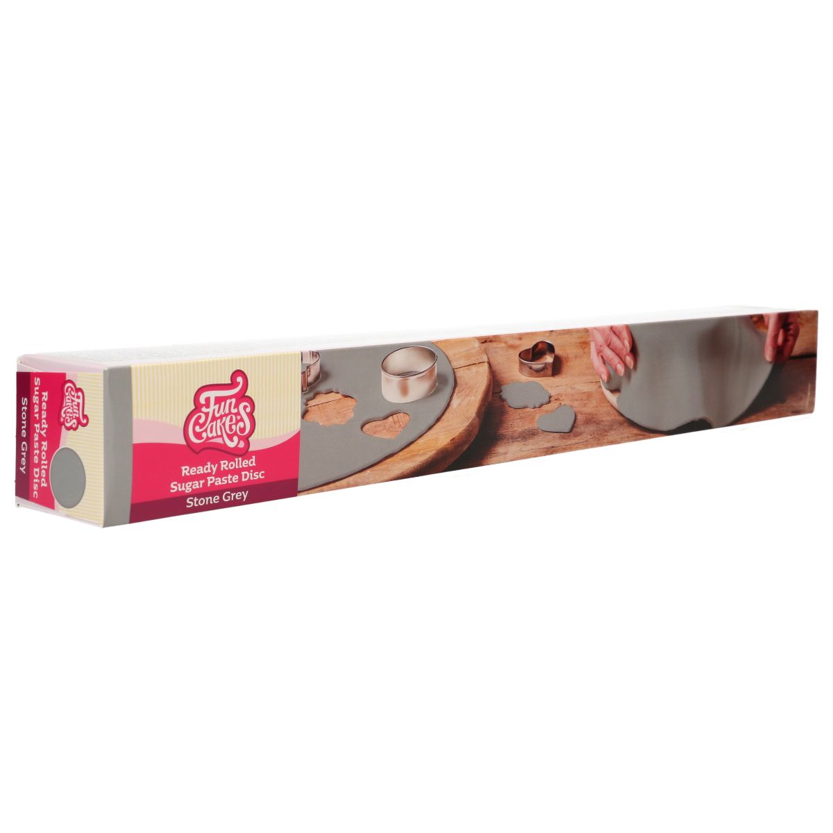 Fondantlokk av grå fondant fra FunCakes, 430g