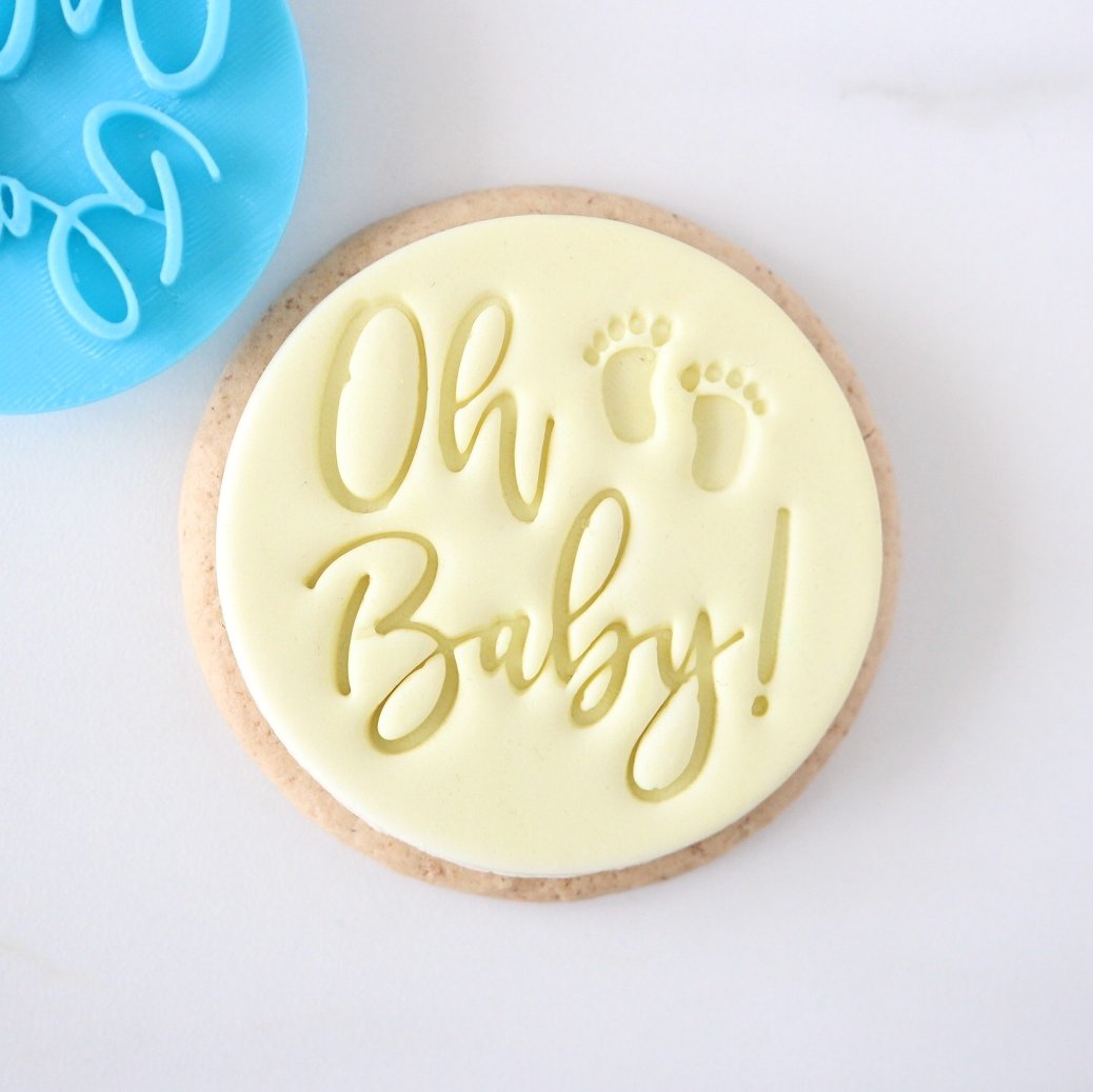 Sweet stamp cupcakestempel Oh baby