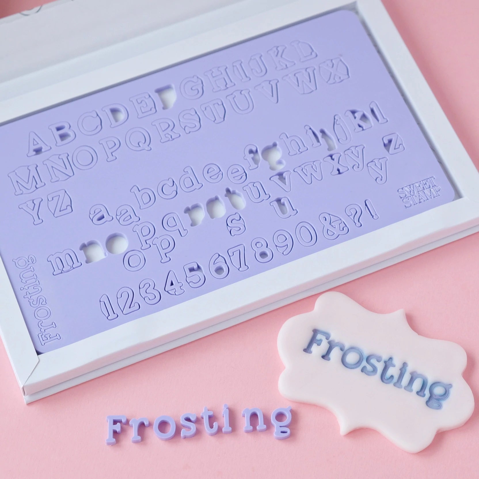 Sweet Stamp bokstavstempel frosting