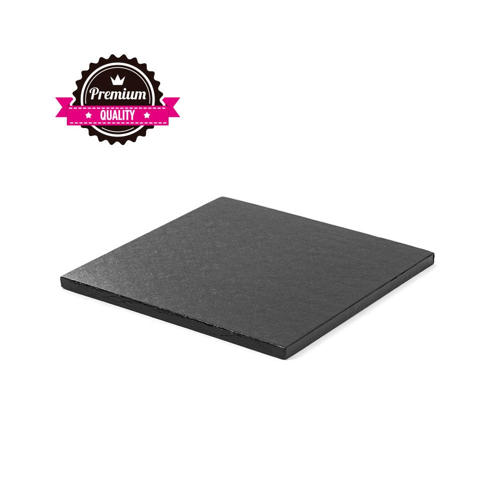 Kake Drum Kvadrat Svart 30cm