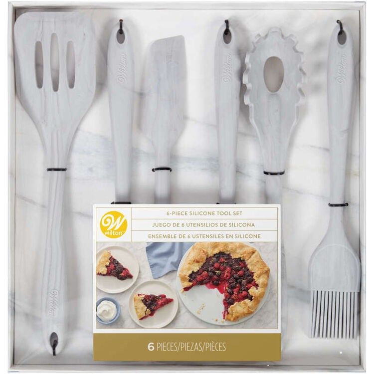 Wilton - Sett med bakeredskaper i silikon