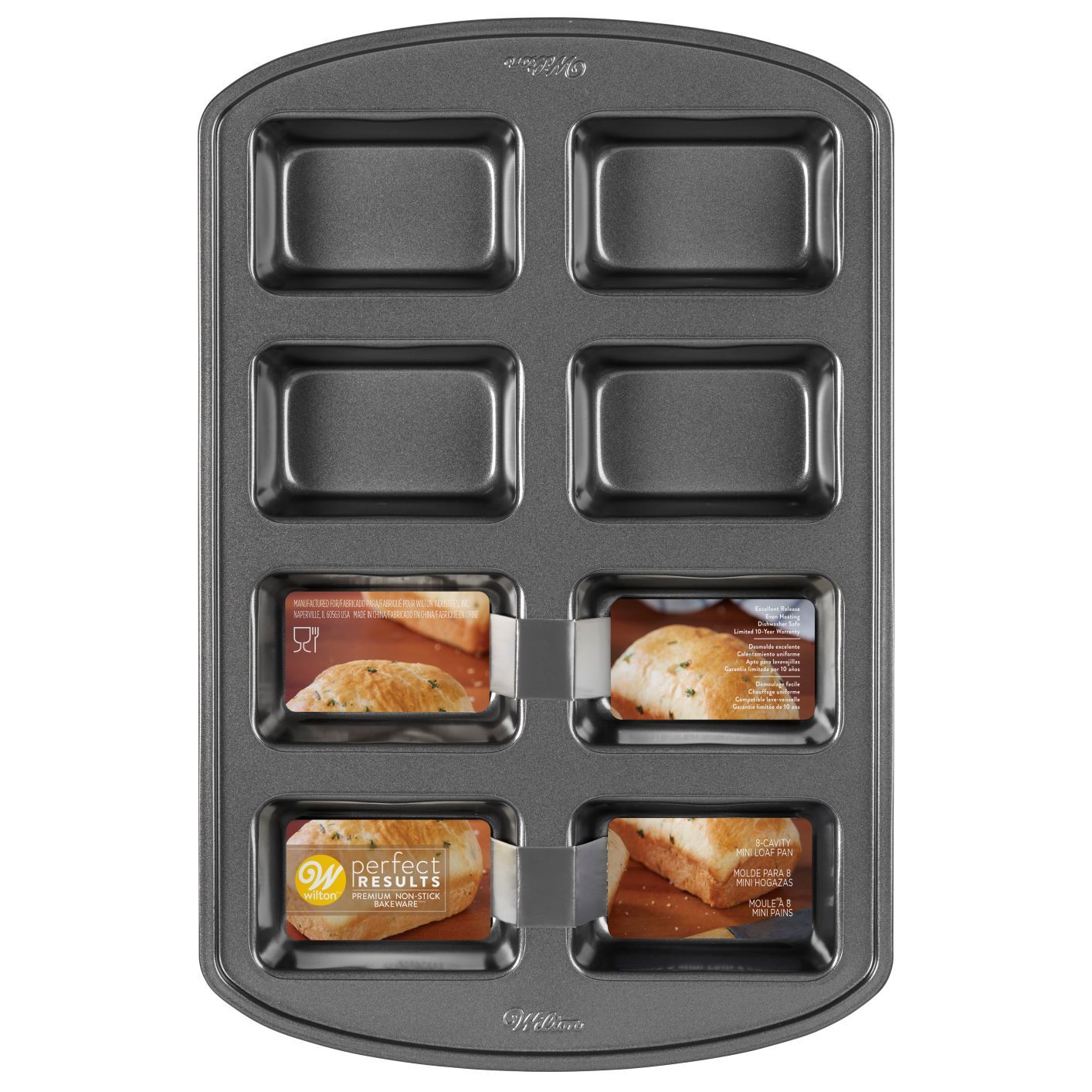 Mini brødformer i brett