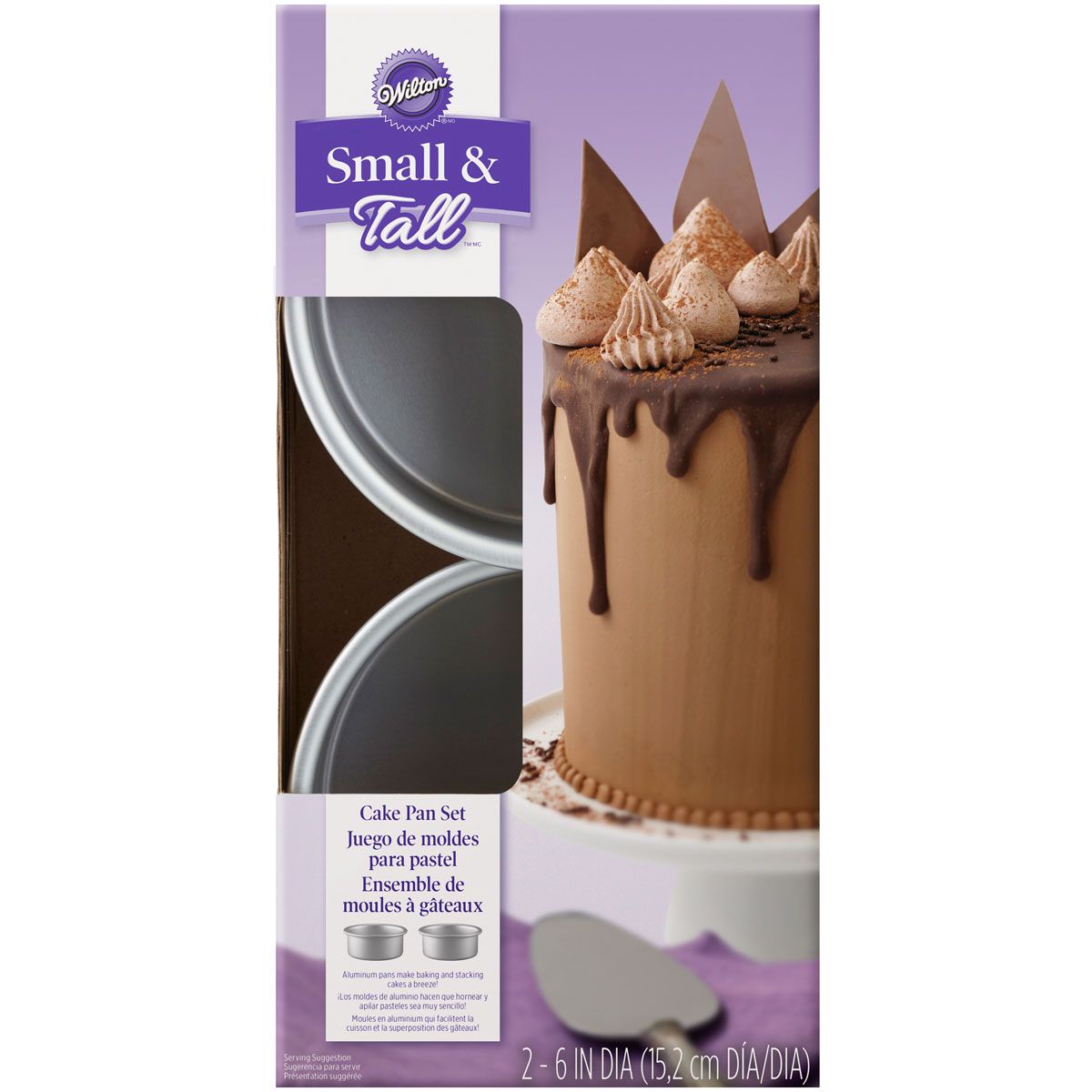 Wilton Runde kakeformer 15cm/sett 2