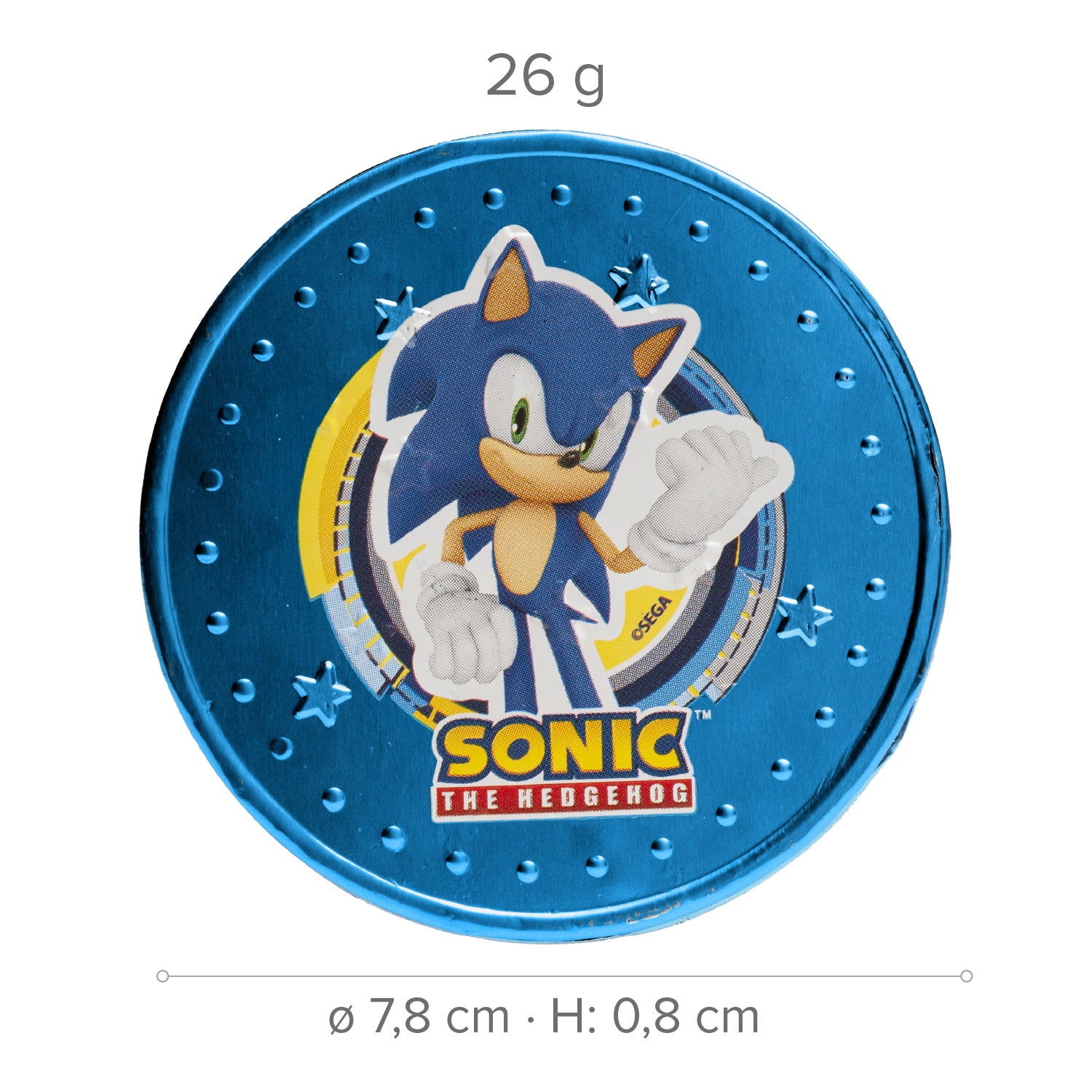 Sonic sjokolademynt, 26g