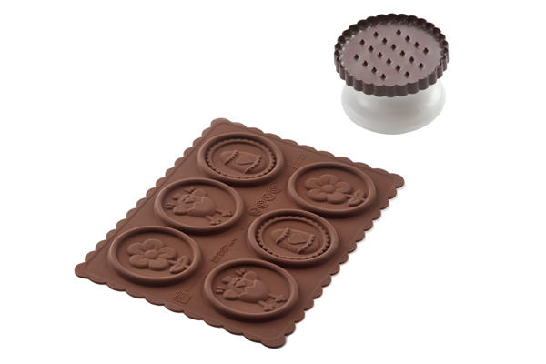 Silikomart Kjeksutstikker med silikonform, Påske