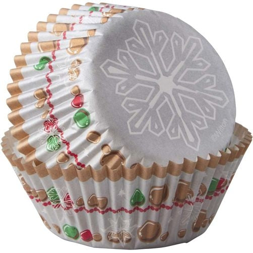 Wilton Muffinsformer Snøkrystall og julekuler, pk/75