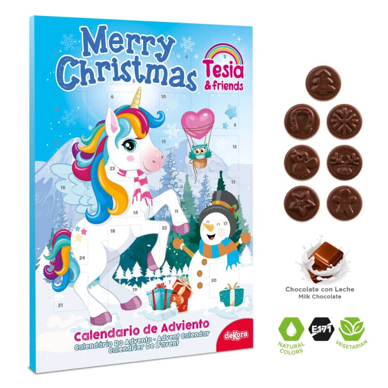 Enhjørning julekalender barn