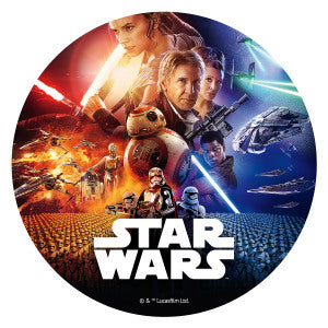 Spiselig kakebilde Star Wars