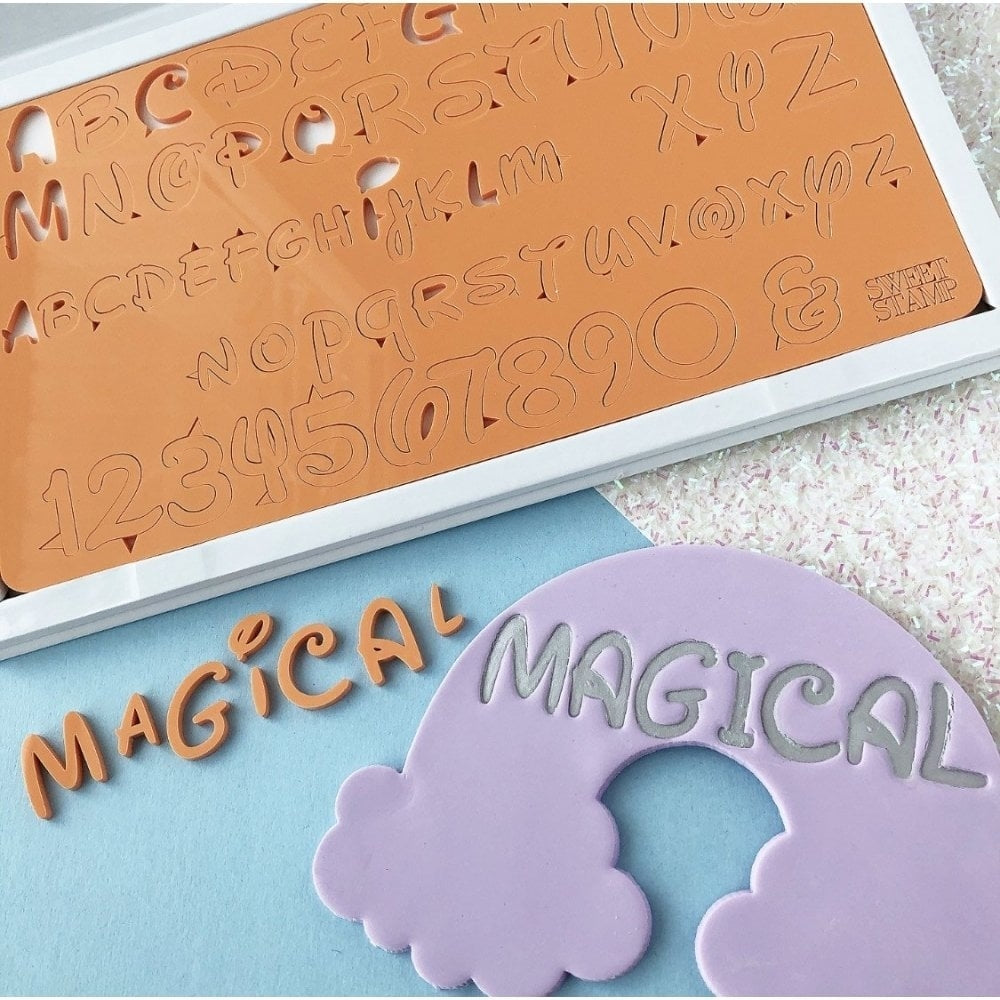 Sweet Stamp -Magic- Bokstaver og tall