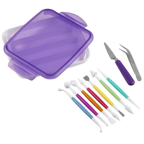 Wilton fondant og gumpaste verktøy, 10 deler