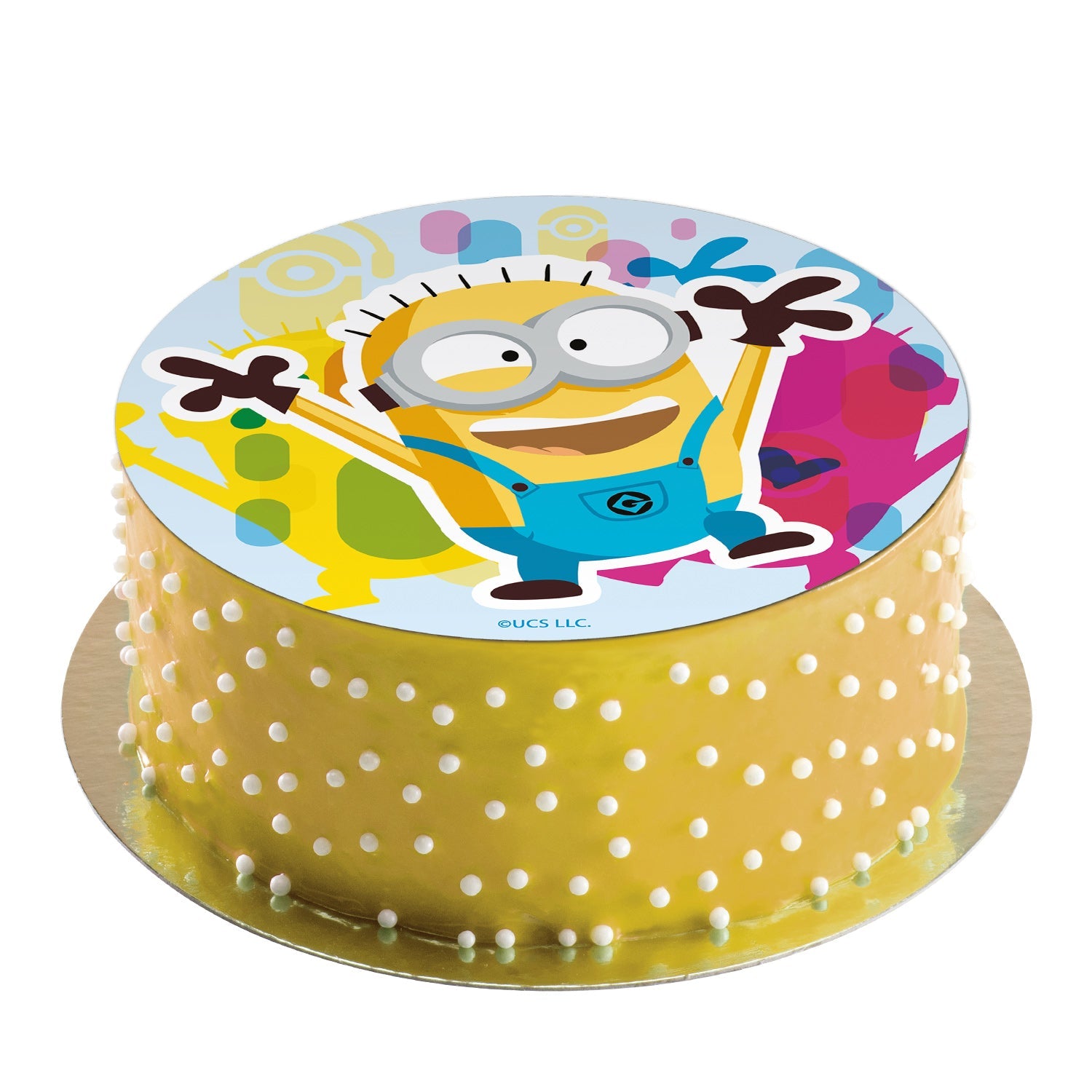 Kakebilde -Sukkerark- Minions 20 cm