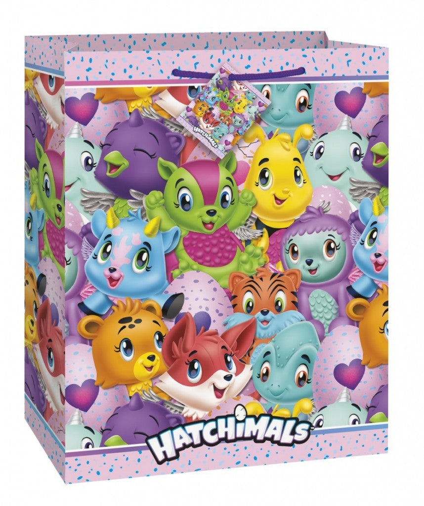 Hatchimals stor gavepose 27x32cm