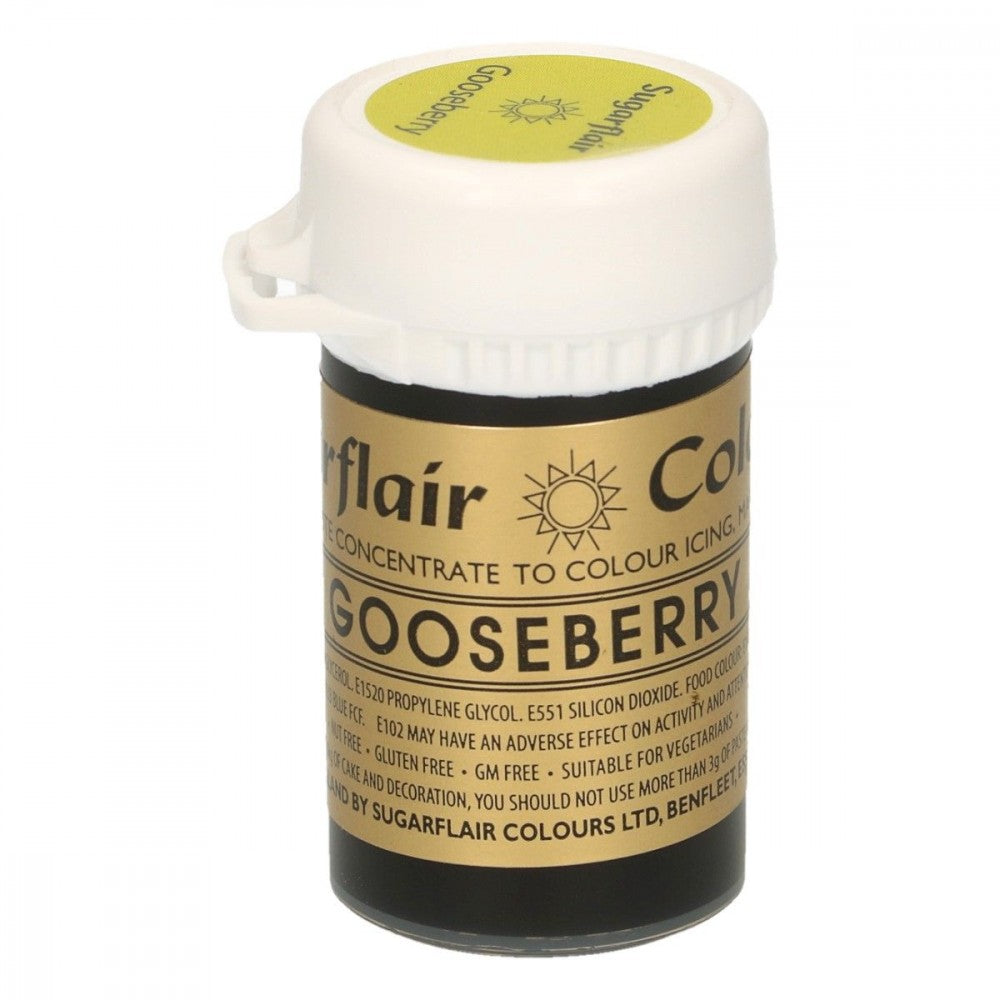 Sugarflair pastafarge Gooseberry, 25g