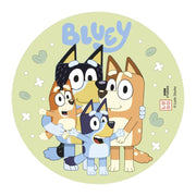Spiselig kakebilde bluey & bingo, rundt 20cm