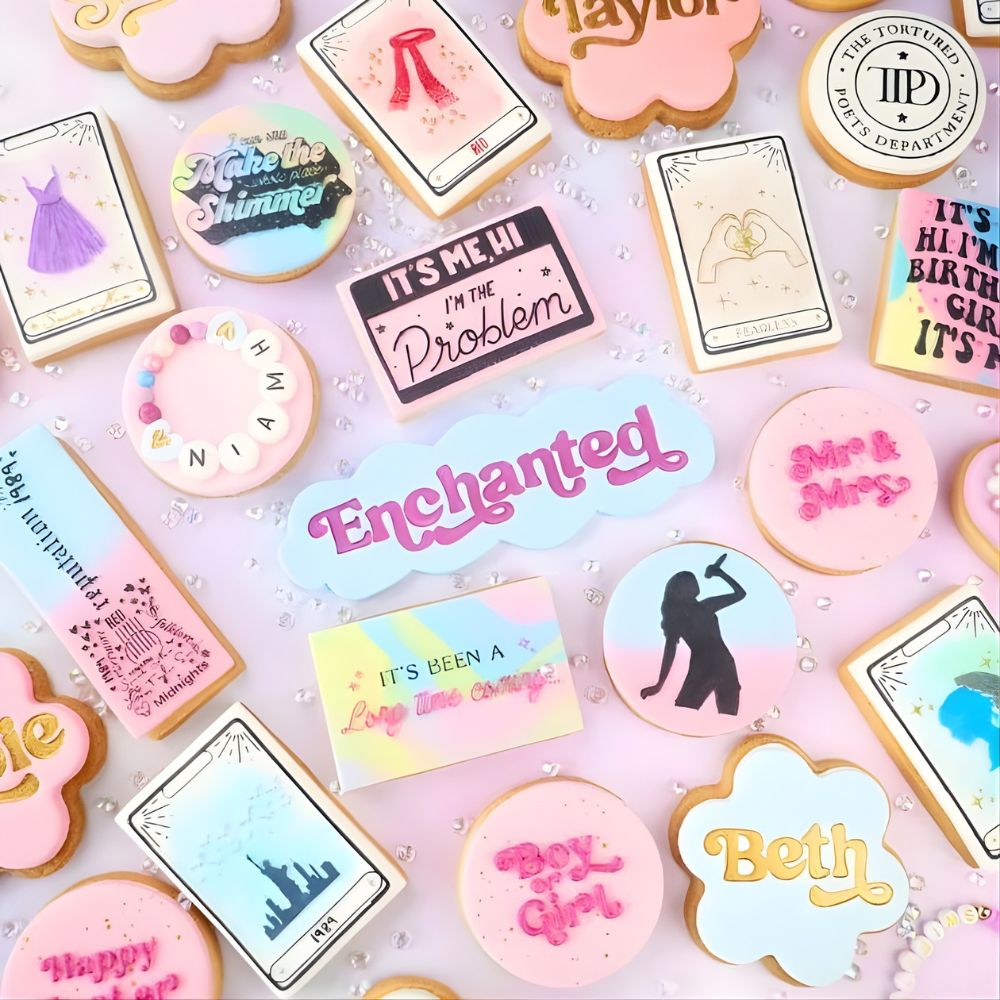 Sweet Stamp Stempelsett -Enchanted- Bokstaver, tall og symboler