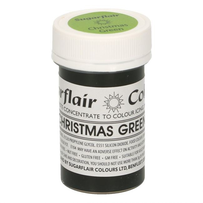 Sugarflair pastafarge Christmas Green, 25g