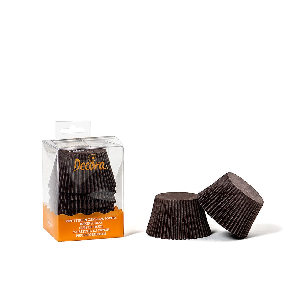 Decora Muffinsformer, jumbo -Brun- pk/60