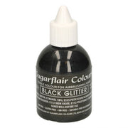 Sugarflair Airbrushfarge -Glitter svart- 60ml