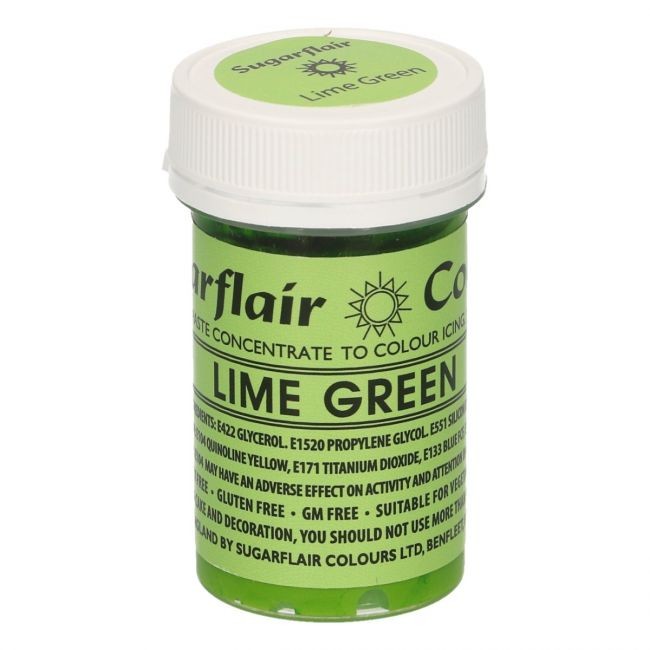 Sugarflair pastafarge Lime Green, 25g