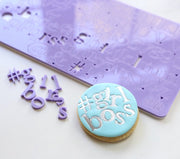 Sweet Stamp - Klassisk sett - Bokstaver og tall
